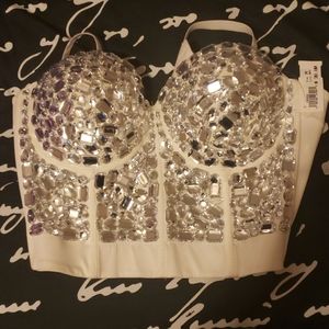 Studded bra top